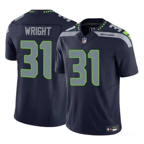 Mens or Youths Choose Jacardia Wright Navy Vapor Stitched Jersey